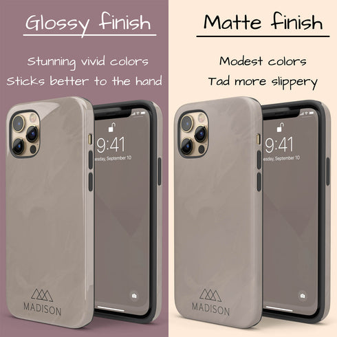 Past Present Future Symbol Custom Name iPhone Case